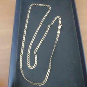 10k solid gold curb chain